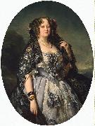 Franz Xaver Winterhalter Portrait of Sophia Alexandrovna Radziwill oil painting artist